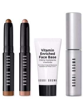 ✨NEW BOBBI BROWN 4 PIECE CREAM EYESHADOW, MASCARA, & PRIMER/MOISTURIZER SET✨